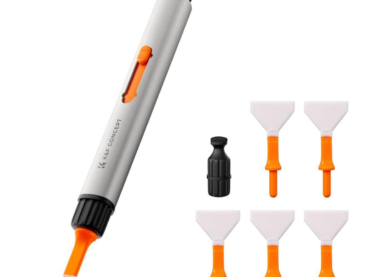 K&F Concept Replaceable Cleaning Pen Set (Cleaning Pen + Silicone Head 2 + Full-frame Cleaning Stick 6) SKU.1900