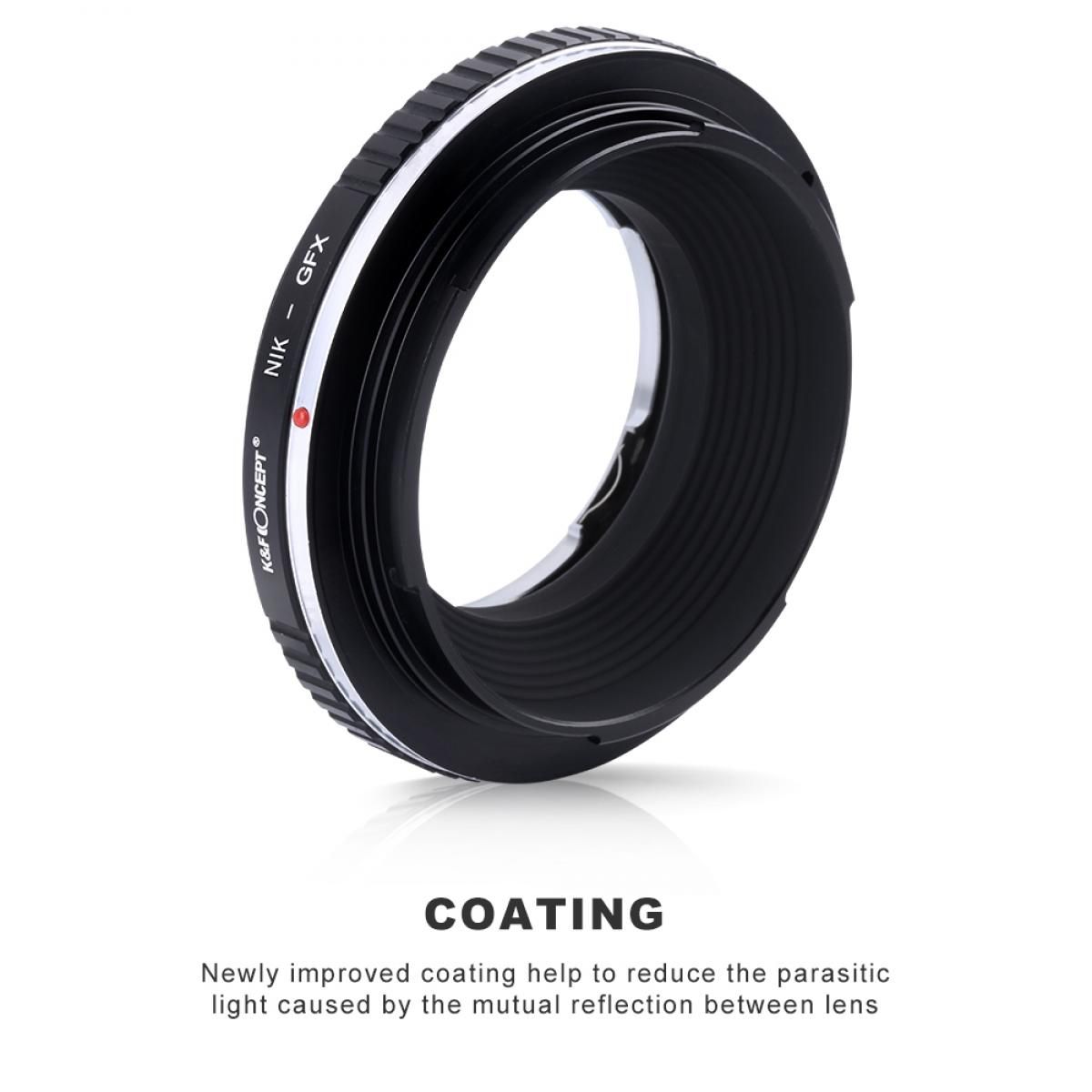 K&F Concept KF06.351 Nikon AI, AI S, F Lenses to GFX Camera Mount KF06.351 - Image 3