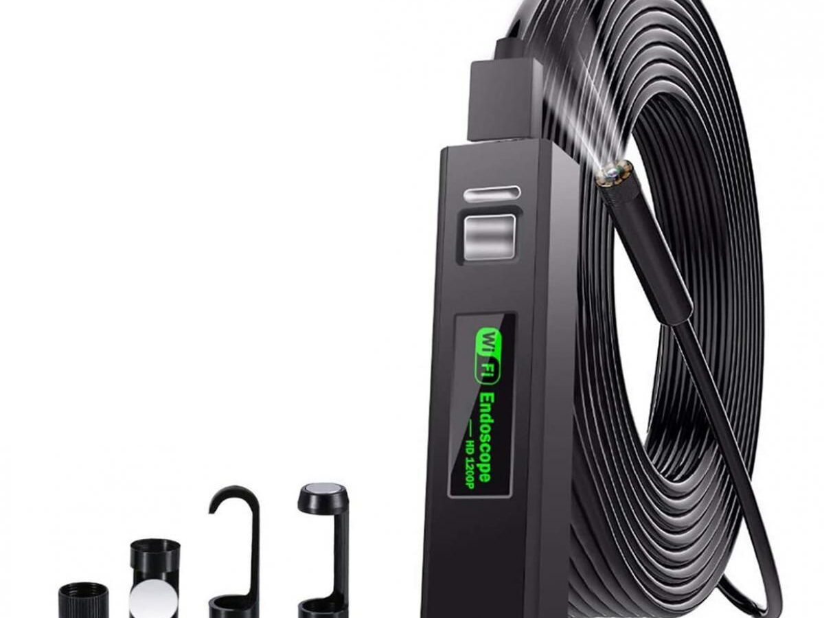 K&F Concept GW45.0004 Endoscope Camera 1600x1200 pixels with cable 5m for Android / iOS