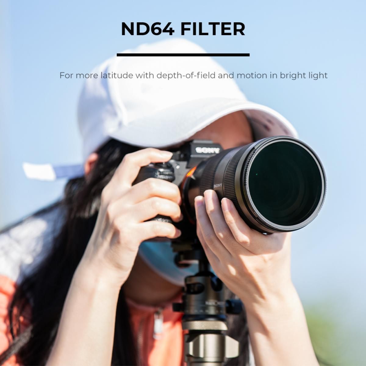 K&F Concept 67mm Nano-X ,Green Coated, Multi-Coated, Waterproof ND64 Filter - Image 2