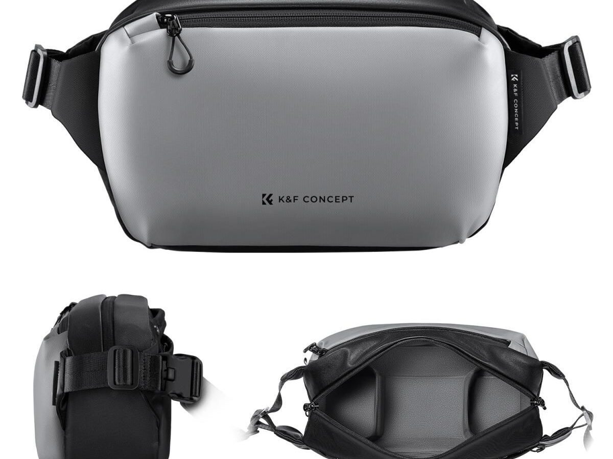 K&F Concept KF13.157 Alpha Camera Sling Bag Silver