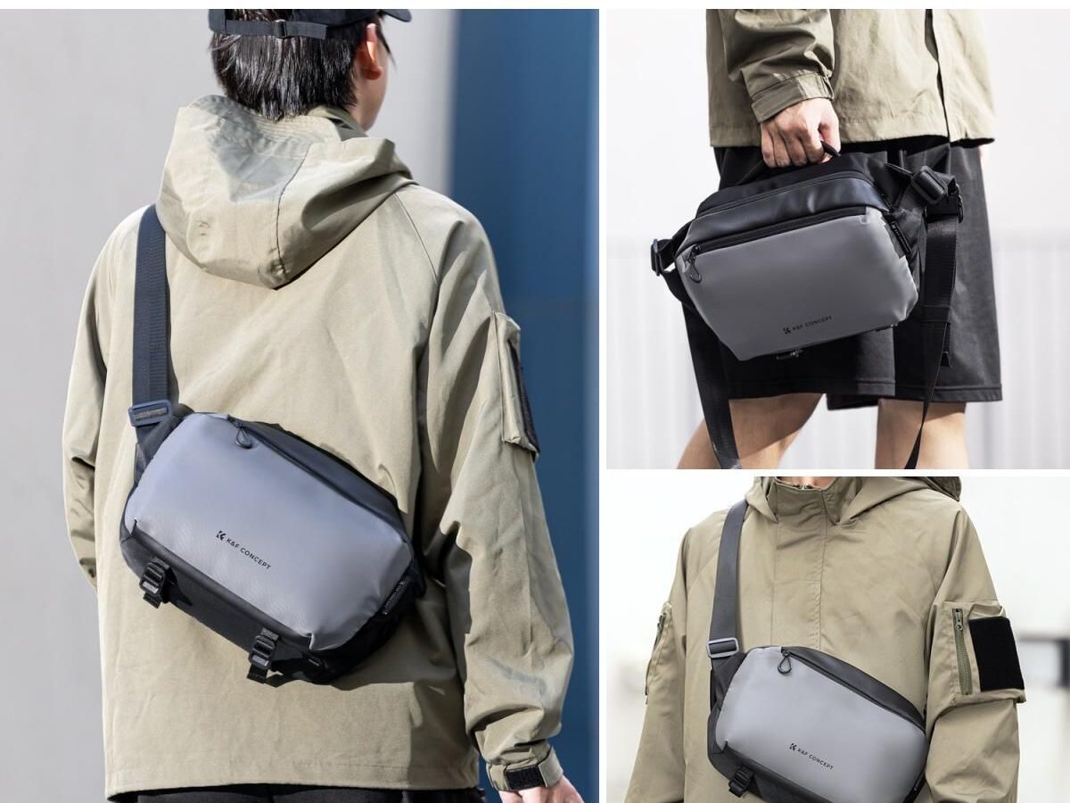 Alternative view of K&F Concept KF13.157 Alpha Camera Sling Bag Silver