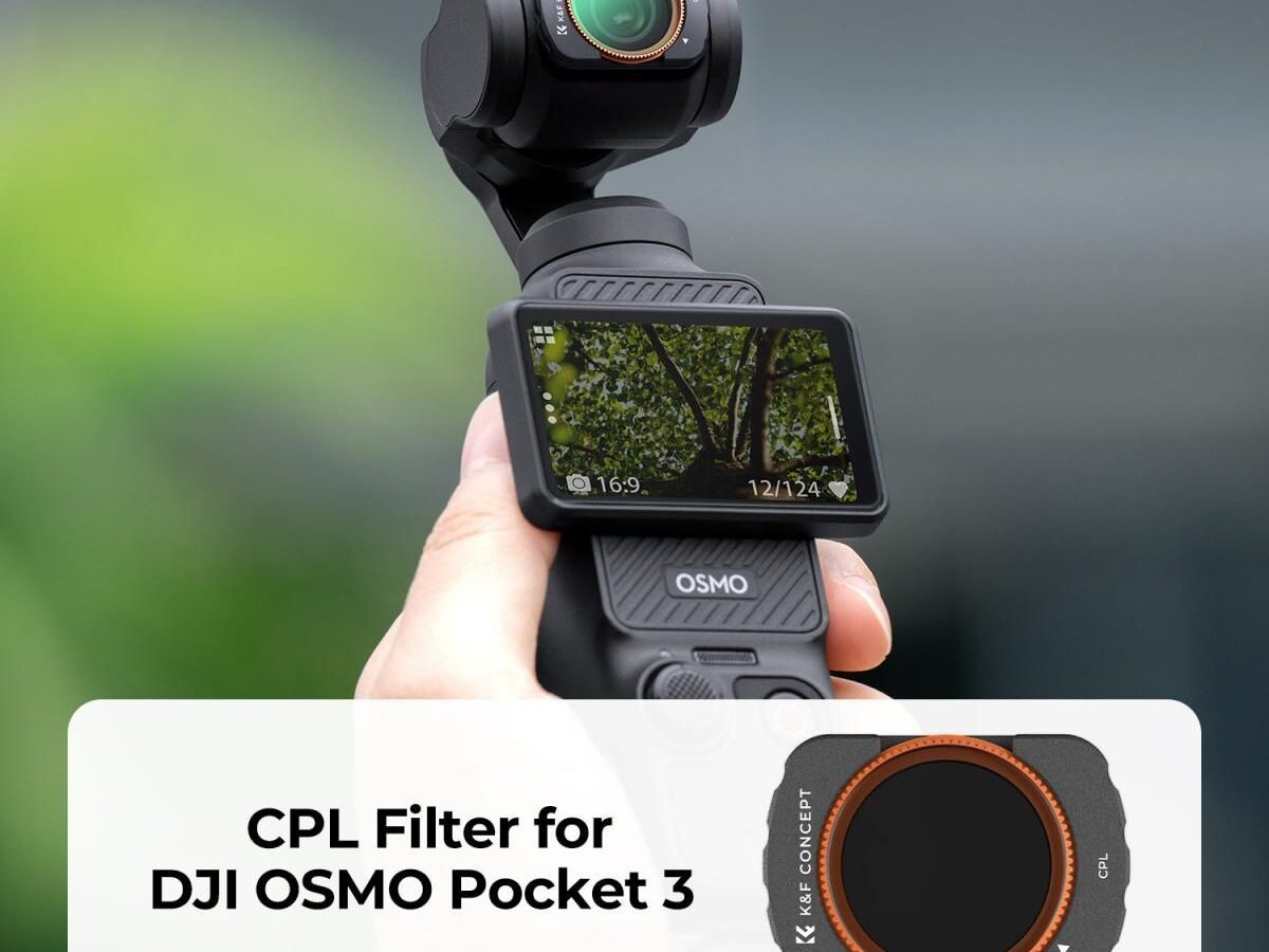 Alternative view of K&F Concept KF01.2532 Magnetic CPL Filter for DJI Osmo Pocket 3