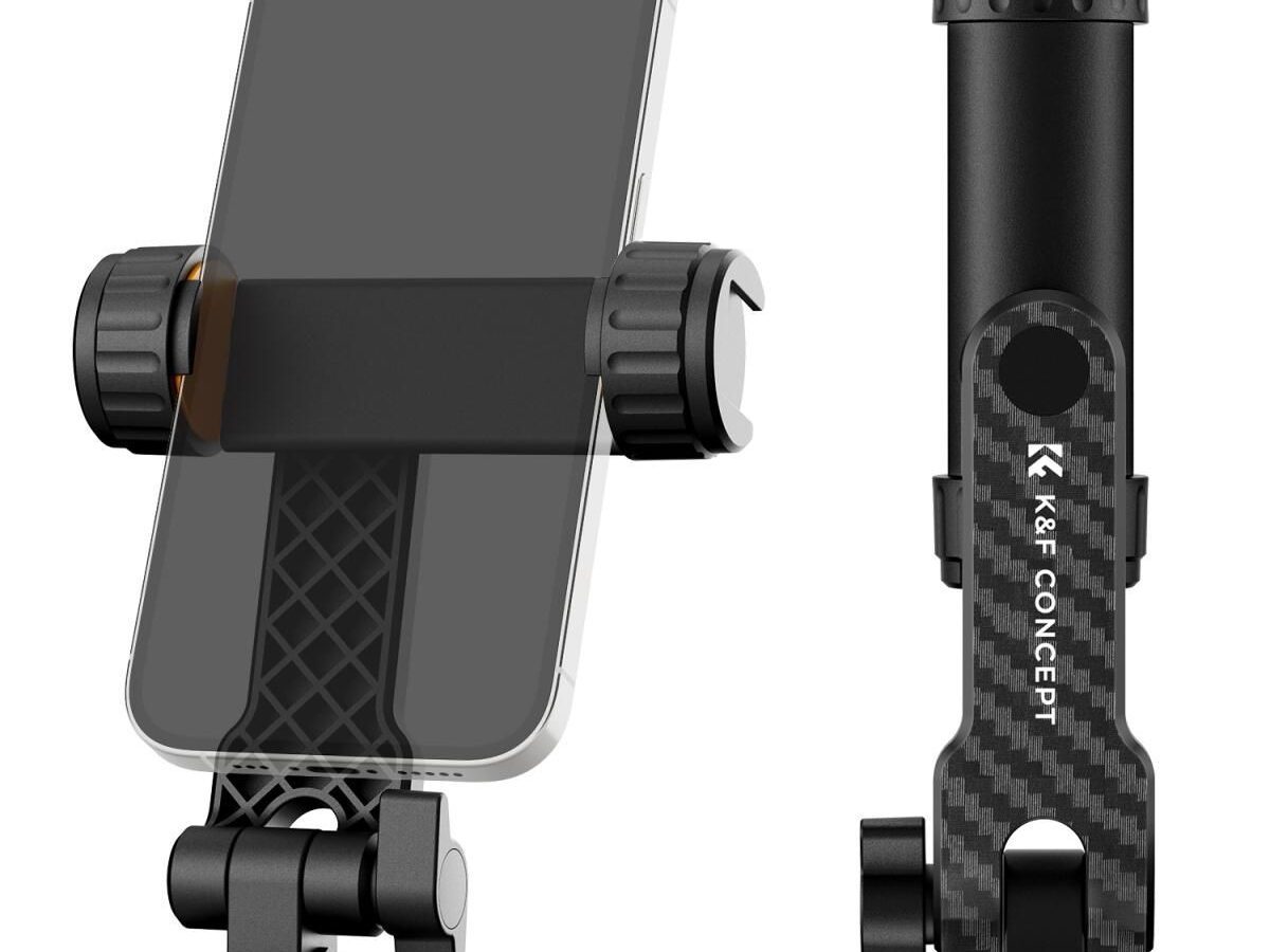 K&F Concept MS12 Phone Clamp With Two Cold Shoe Mount (KF31.084)