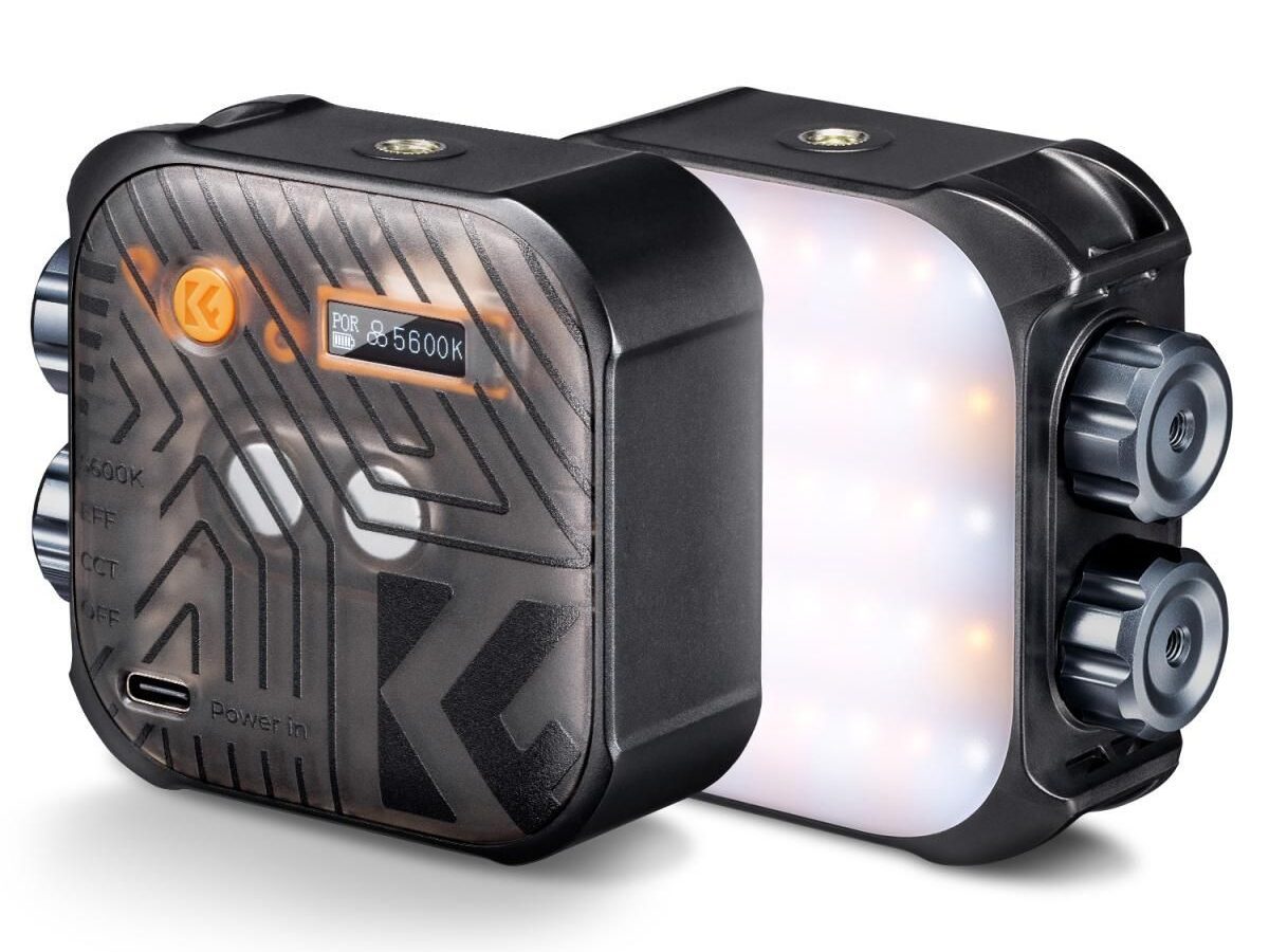 K&F Concept LS01 Portable Bi-Color 2500K-9900K LED Light Black KF34.035