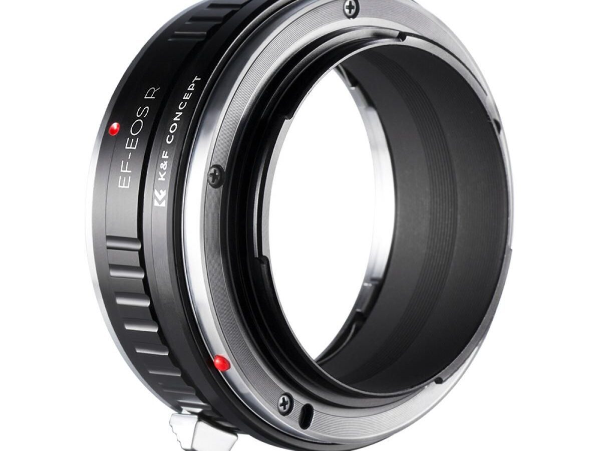Alternative view of K&F Concept EF-EOS R Canon EF Lens to EOS R Camera Mount Adapter, Manual focus KF06.383