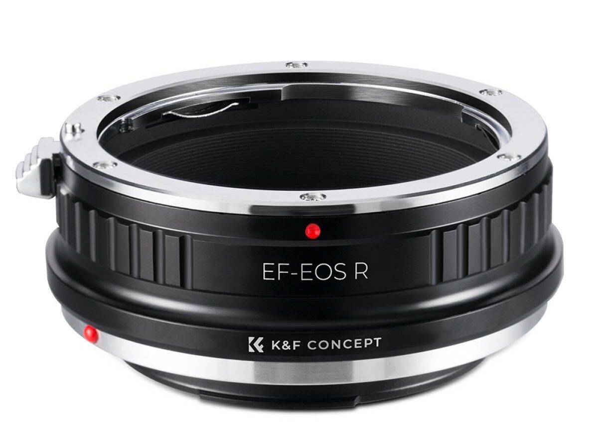 K&F Concept EF-EOS R Canon EF Lens to EOS R Camera Mount Adapter, Manual focus KF06.383