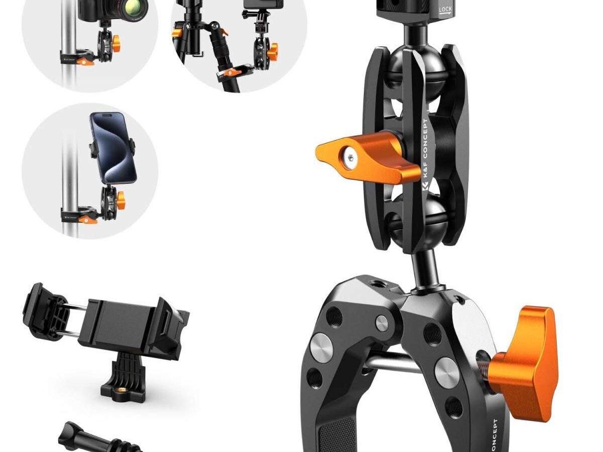 K&F Concept MS13 Super Clamp with Ballhead Magic Arm (KF31.083)