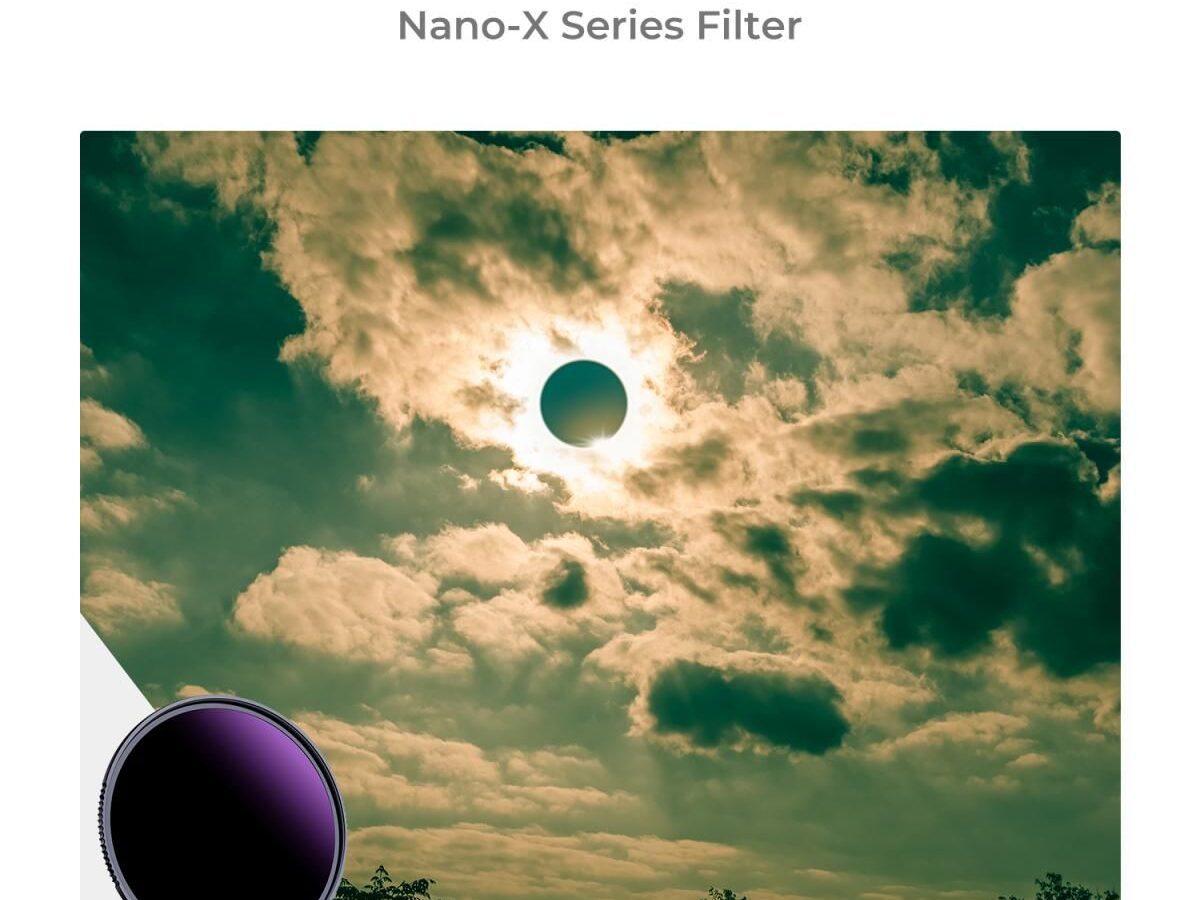 Alternative view of K&F Concept 67mm Nano-X ND1000000 (20 Stop)