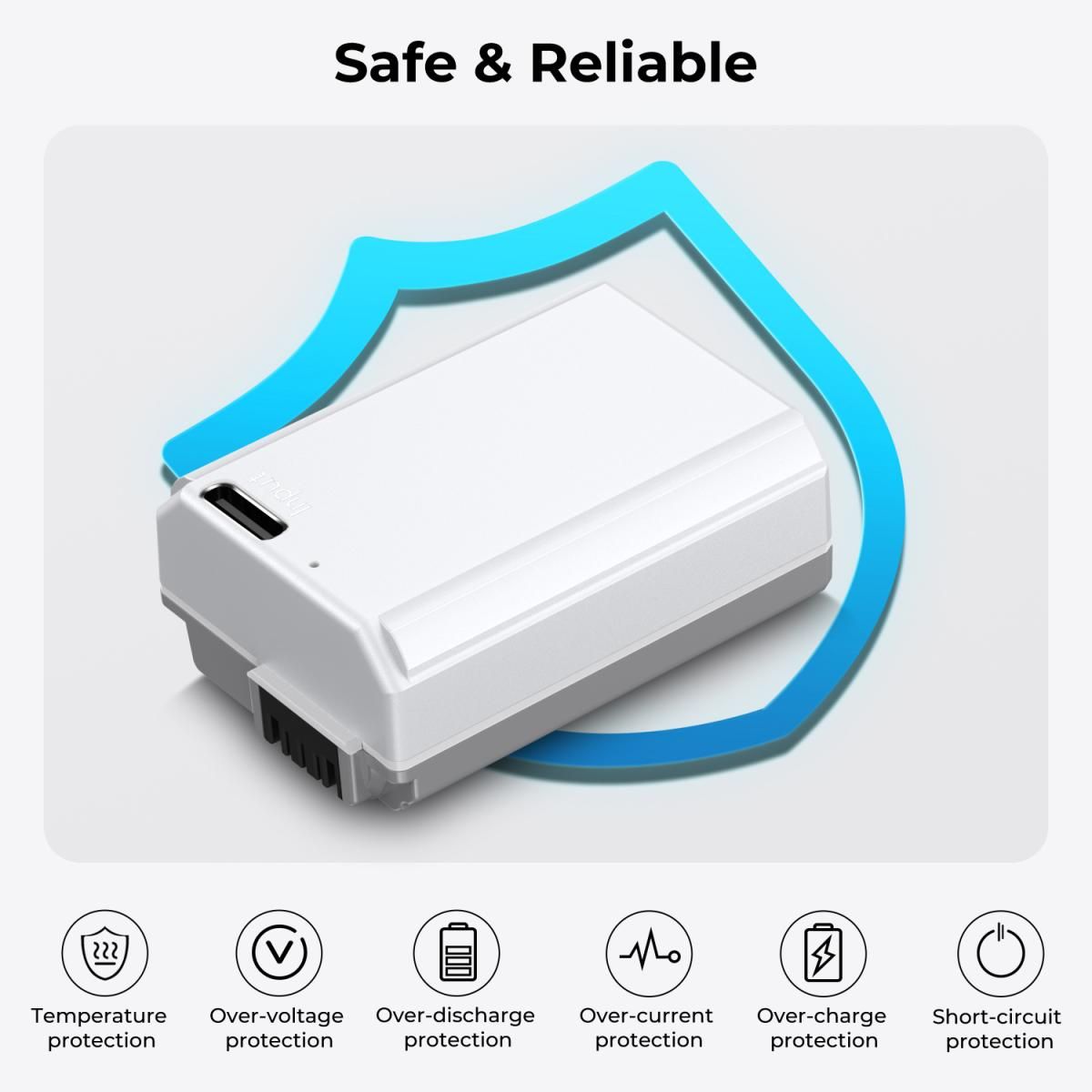 K&F Concept NP-FW50 1100mAh Battery With Type-C Fast Charging, Compatible with Sony (KF28.0026) - Image 3