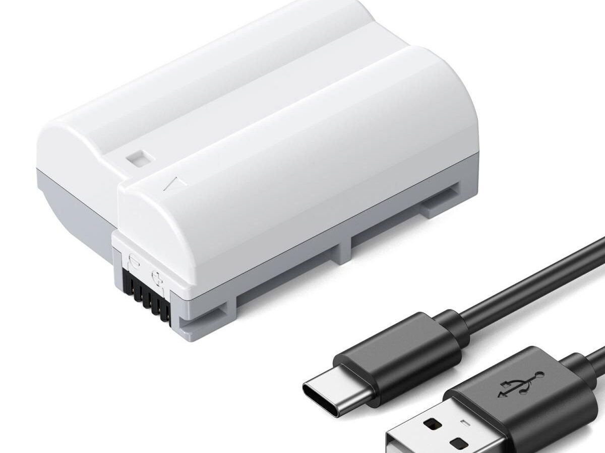 K&F Concept EN-EL15C 2600mAh Battery With Type-C Fast Charging, Compatible with Nikon (KF28.0041)