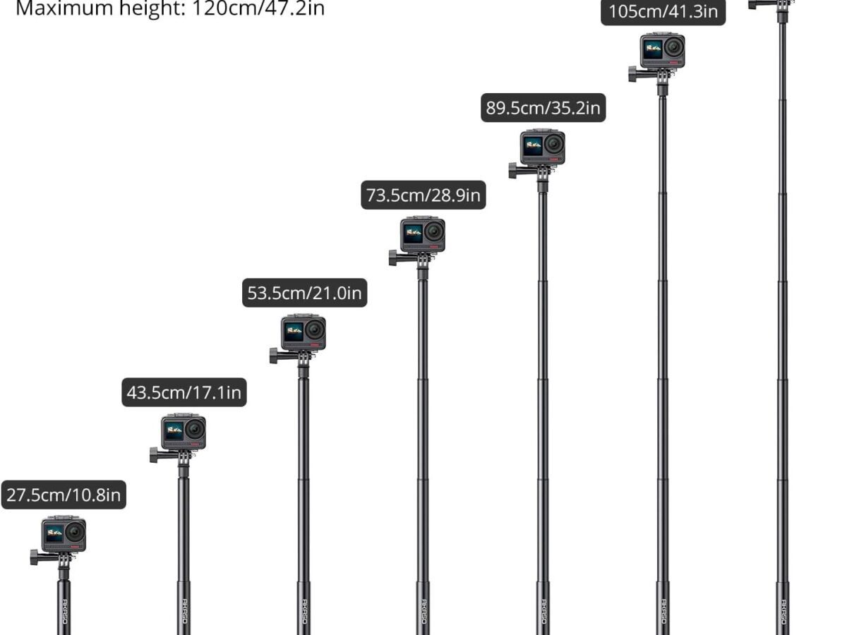 Alternative view of Akaso Selfie Stick 120cm and Tripod Set