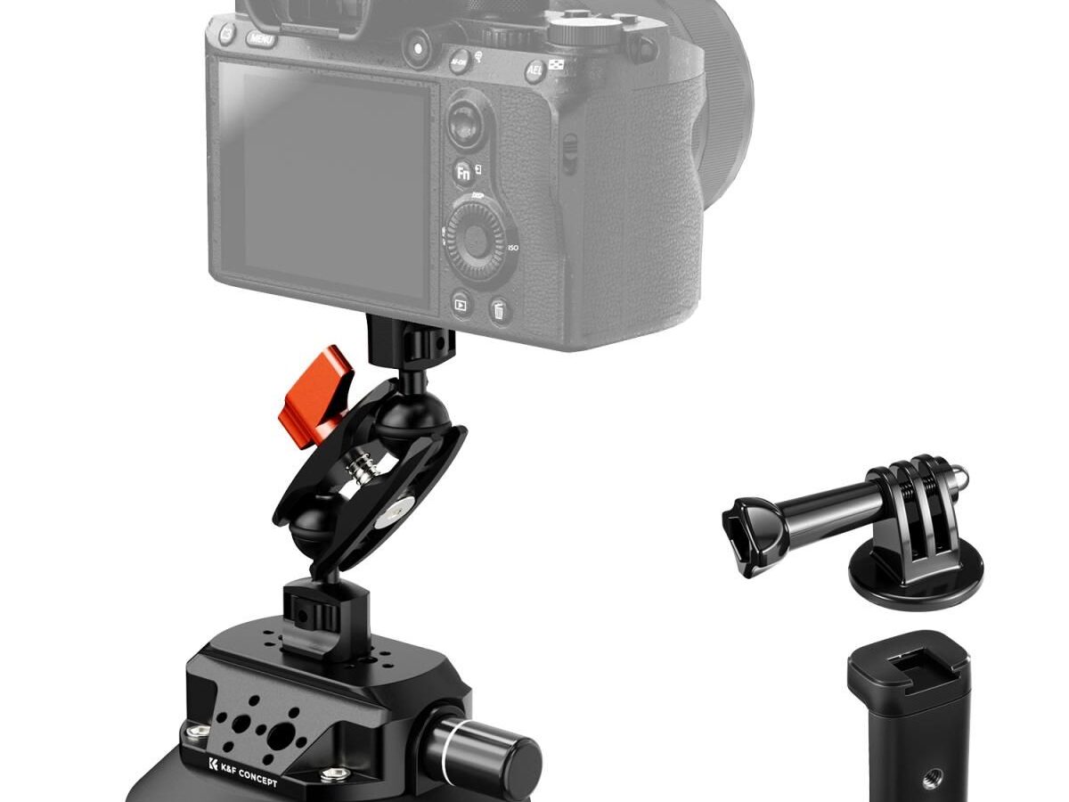 K&F Concept MS45 Βεντούζα με Magic Arm για Action Cameras, DSLR & Mirrorless KF31.100
