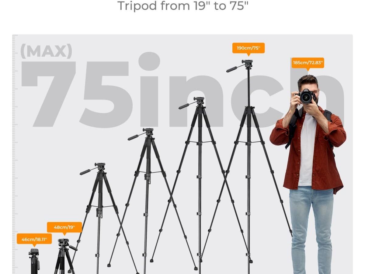 Alternative view of K&F Concept S255A3+BV01 Φωτογραφικό Τρίποδο με Tηλεχειριστήριο (KF09.126)