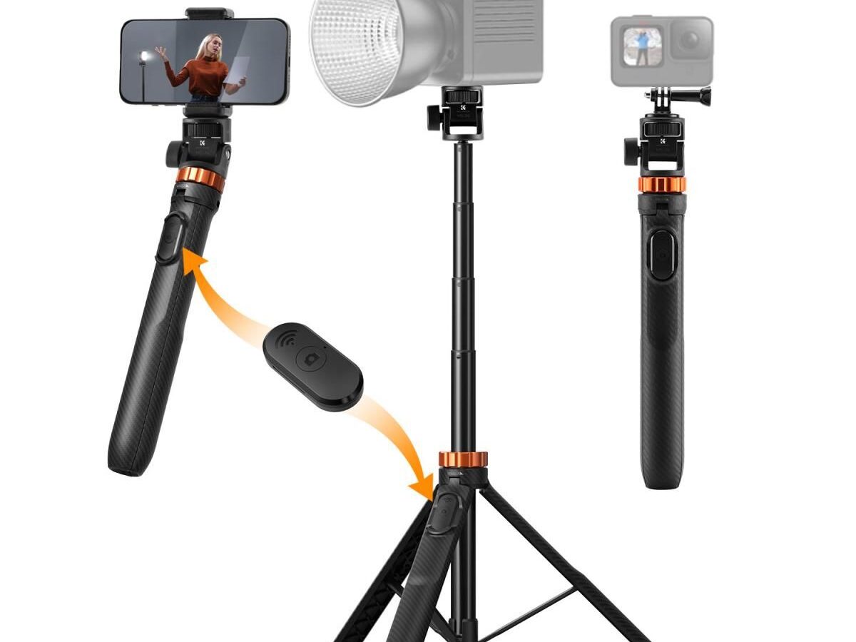 K&F Concept MS24 Selfie Stick Τρίποδο με Tηλεχειριστήριο (KF09.143)