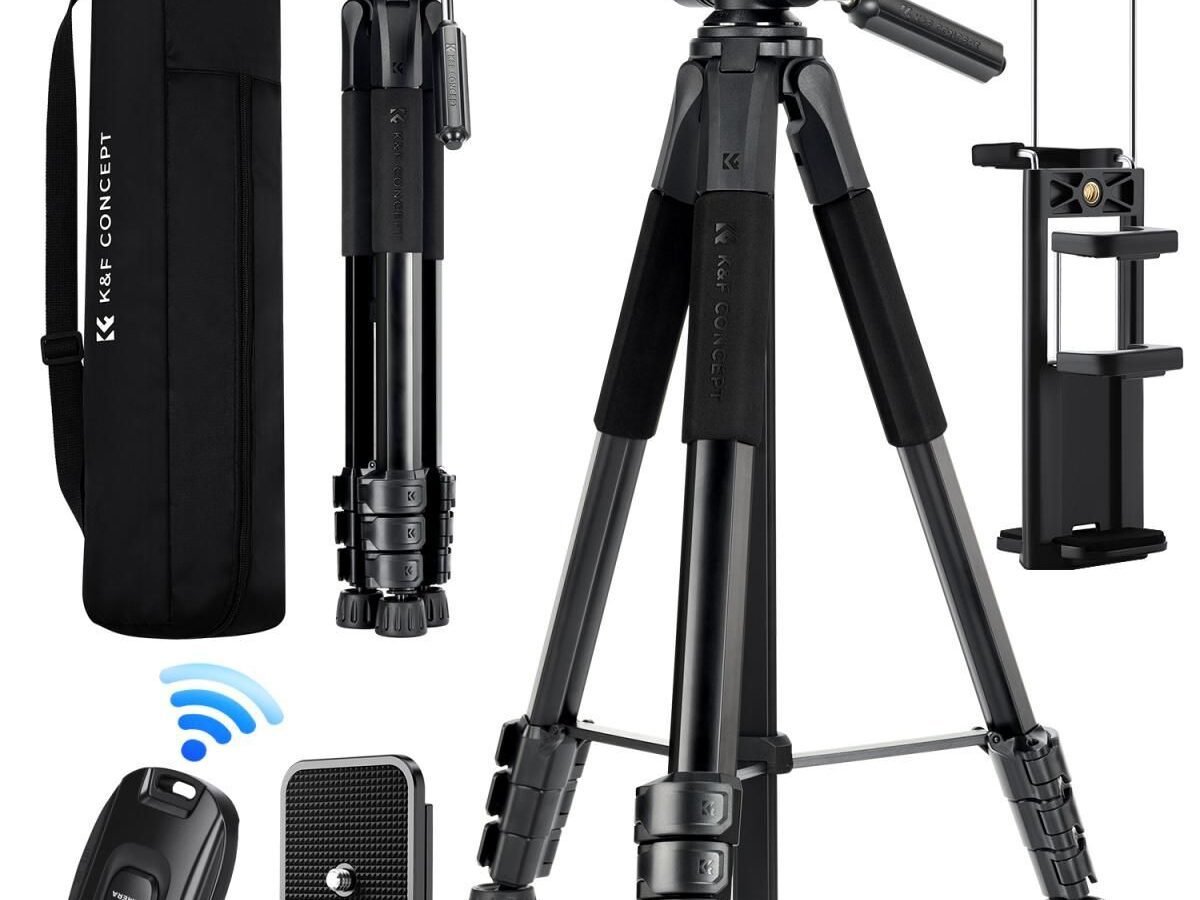 K&F Concept S254A3+BV01 Φωτογραφικό Τρίποδο με Tηλεχειριστήριο (KF09.154)