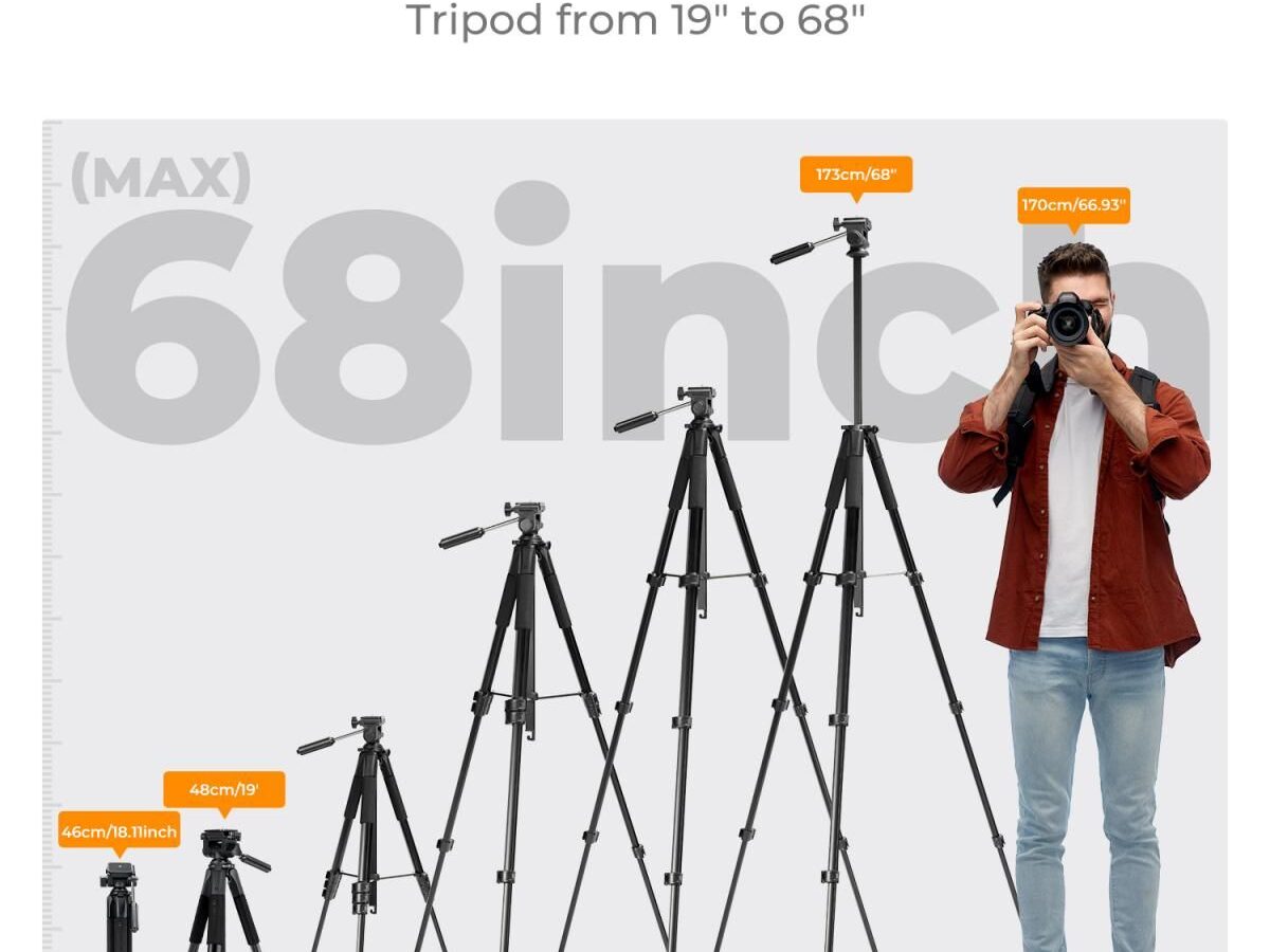 Alternative view of K&F Concept S254A3+BV01 Φωτογραφικό Τρίποδο με Tηλεχειριστήριο (KF09.154)