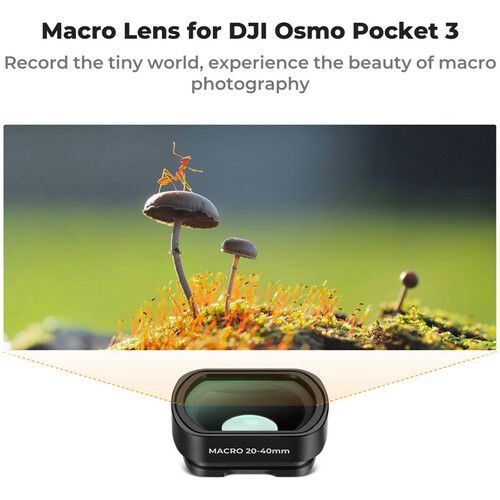 Alternative view of K&F Concept KF01.2803 10X Macro Lens Close Up Filter Για DJI Osmo Pocket 3