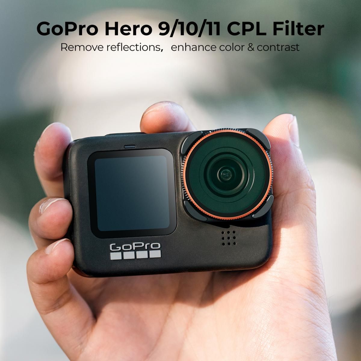 K&F Concept KF01.2336 CPL Circular Polarizer Filter Για GOPRO Hero 9/10/11/12/13 - Image 2