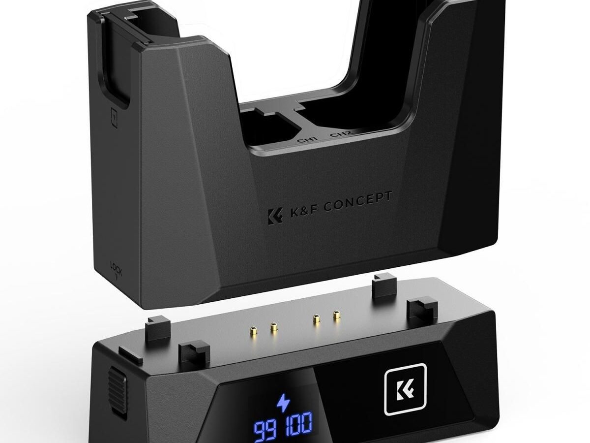 K&F Concept KF28.0058 Διπλός Φορητός Φορτιστής 18W για Μπαταρία Sony NP-FZ100