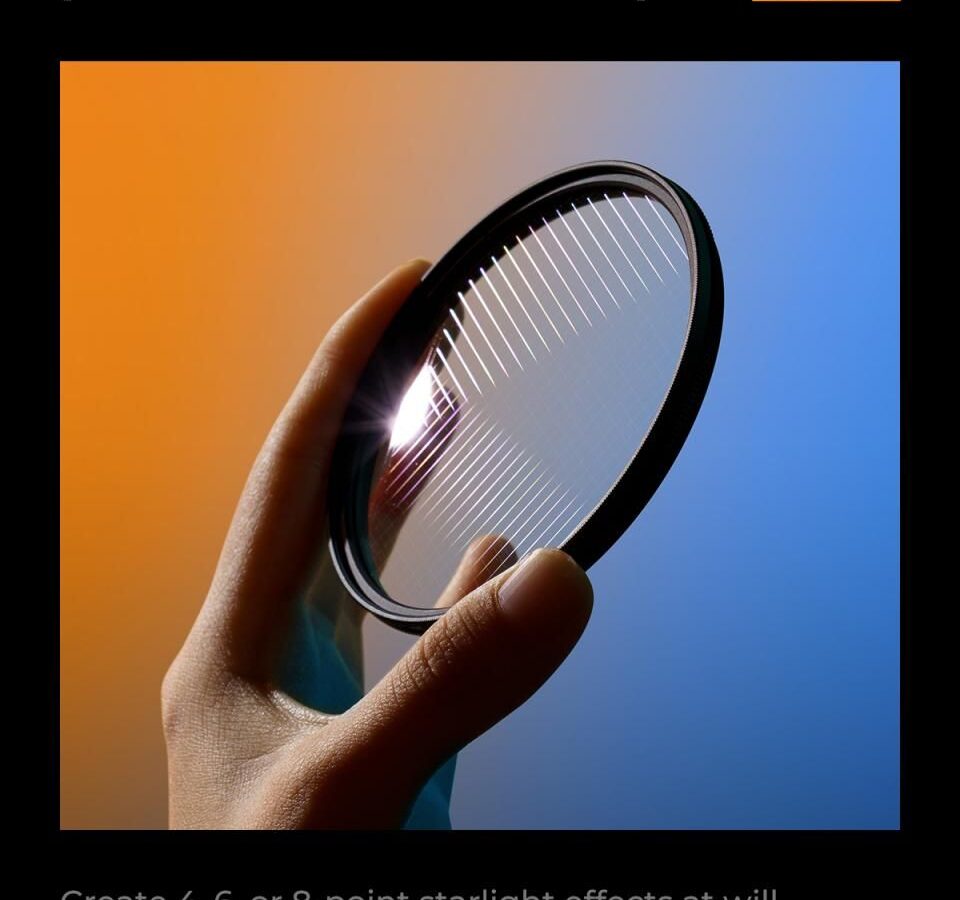 Alternative view of K&F Concept 49mm Star Filters 3pcs Set 4/6/8 Points (SKU.2127V1)