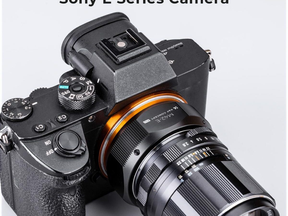 Alternative view of K&F Concept M42 Lens to Sony E Camera Mount Adapter, Manual Focus (KF06.435)