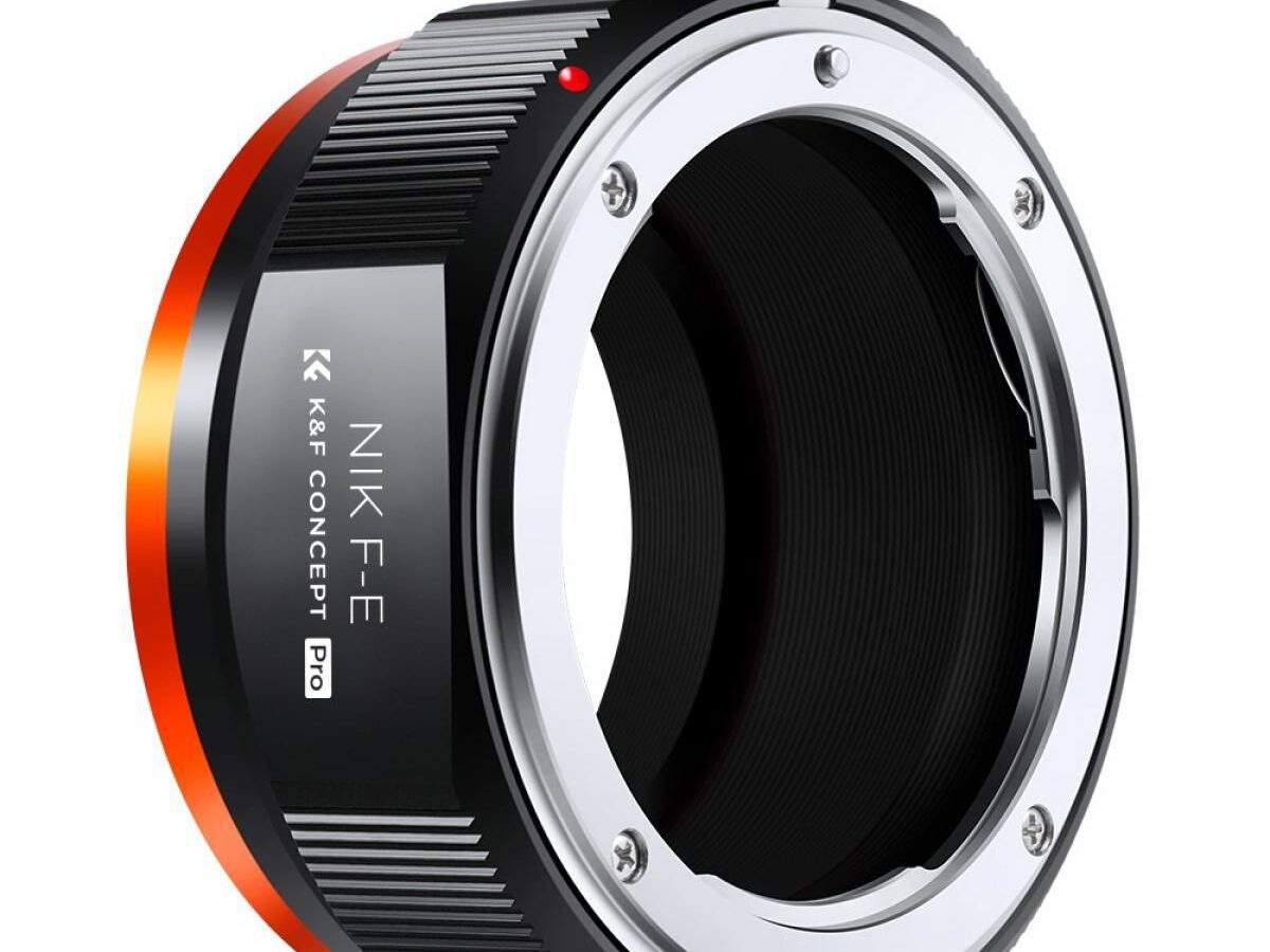 K&F Concept Nikon F Mount Lens to Sony E Camera Mount Adapter, Manual Focus (KF06.436)