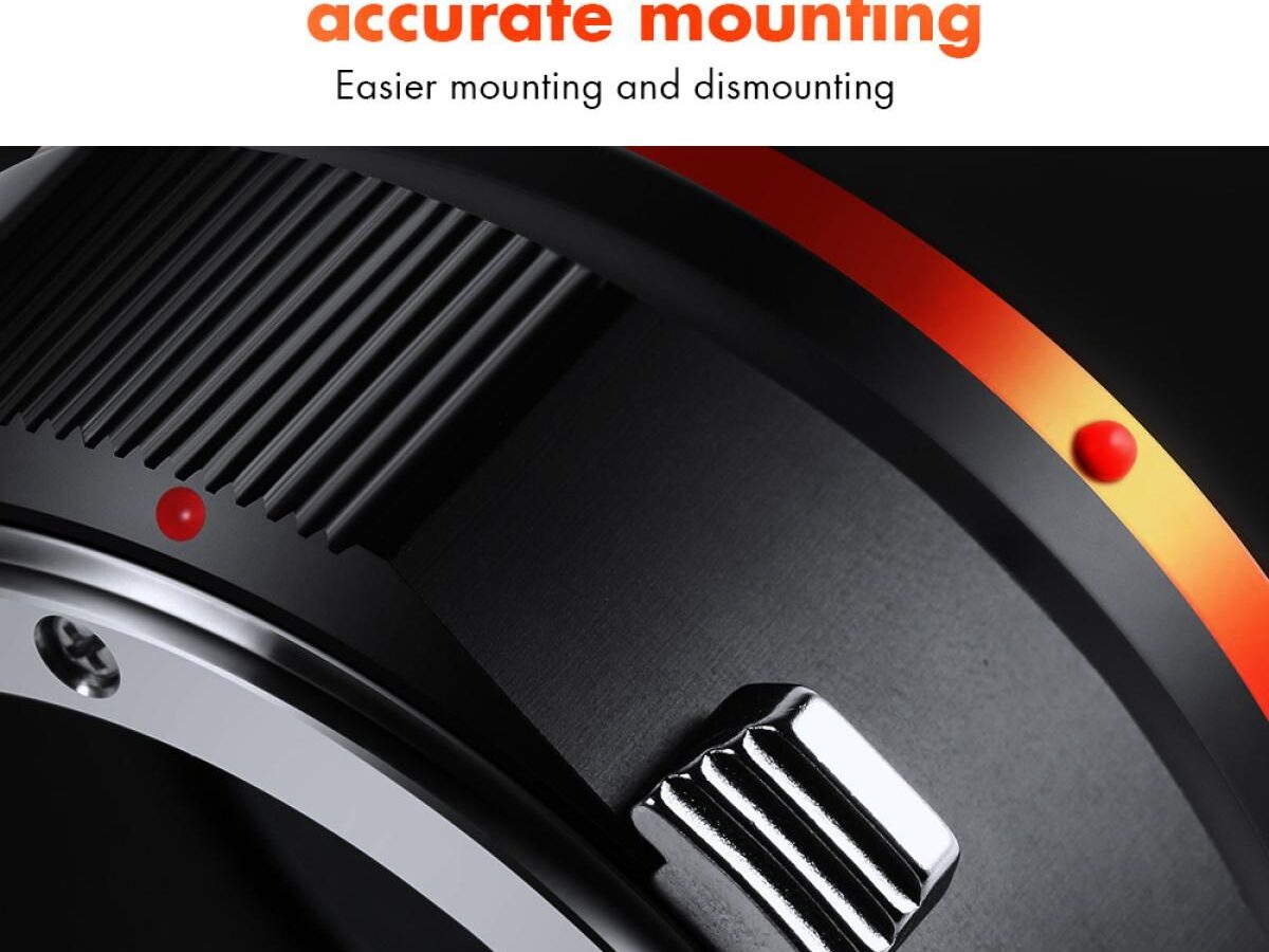 Alternative view of K&F Concept Nikon F Mount Lens to Sony E Camera Mount Adapter, Manual Focus (KF06.436)