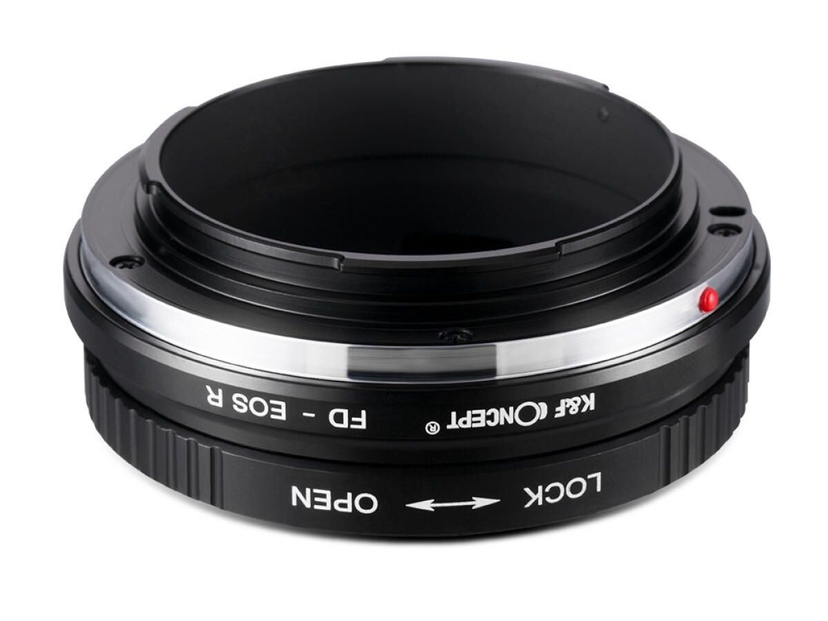 Alternative view of K&F Concept Canon FD Lens to EOS R Camera Mount Adapter, Manual focus KF06.378