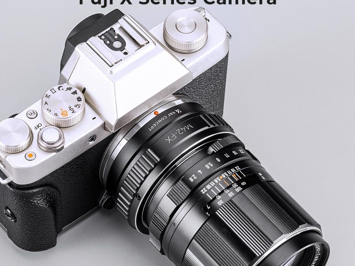 Alternative view of K&F Concept M42 Lens to Fujifilm FX Camera Mount Adapter, Manual Focus (KF06.058)