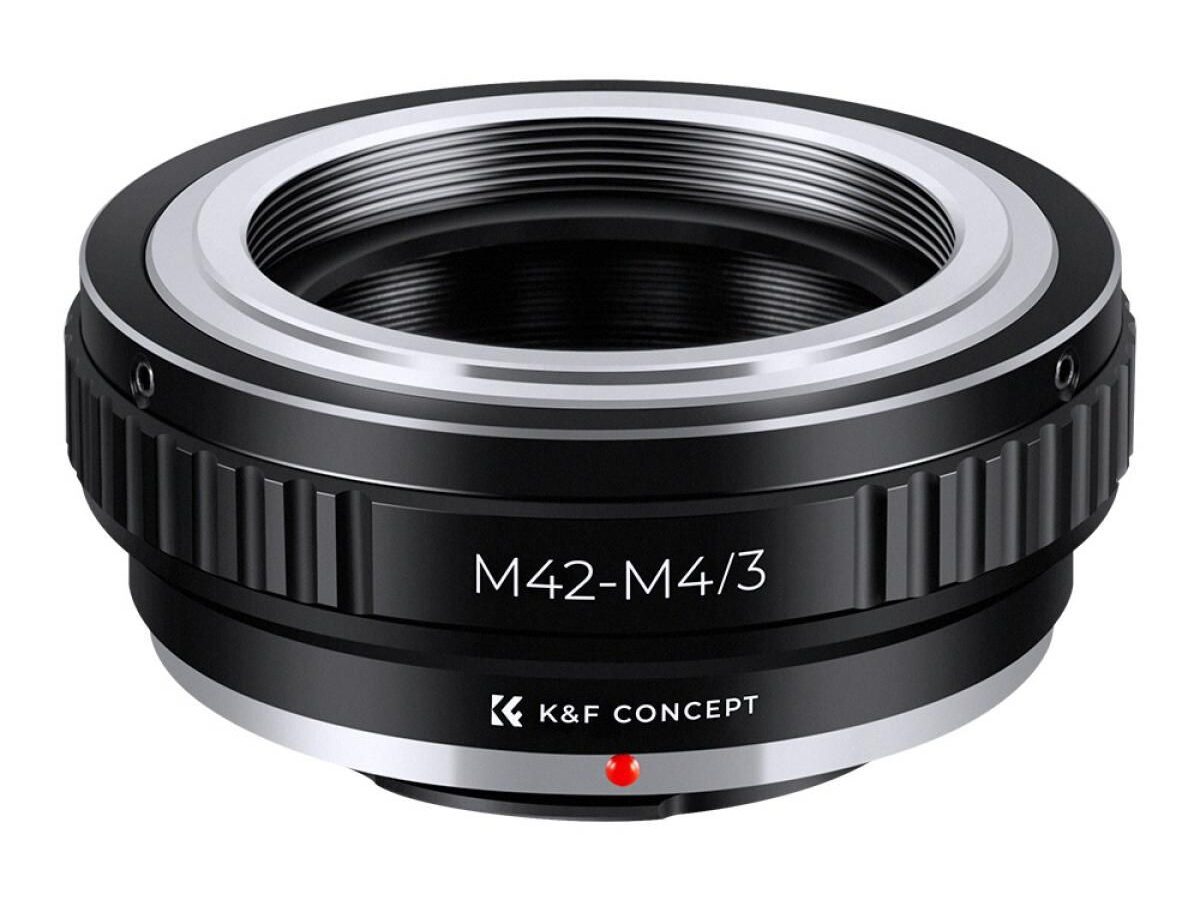 K&F Concept M42 Lens to M4/3 Camera Mount Adapter, Manual Focus (KF06.076)