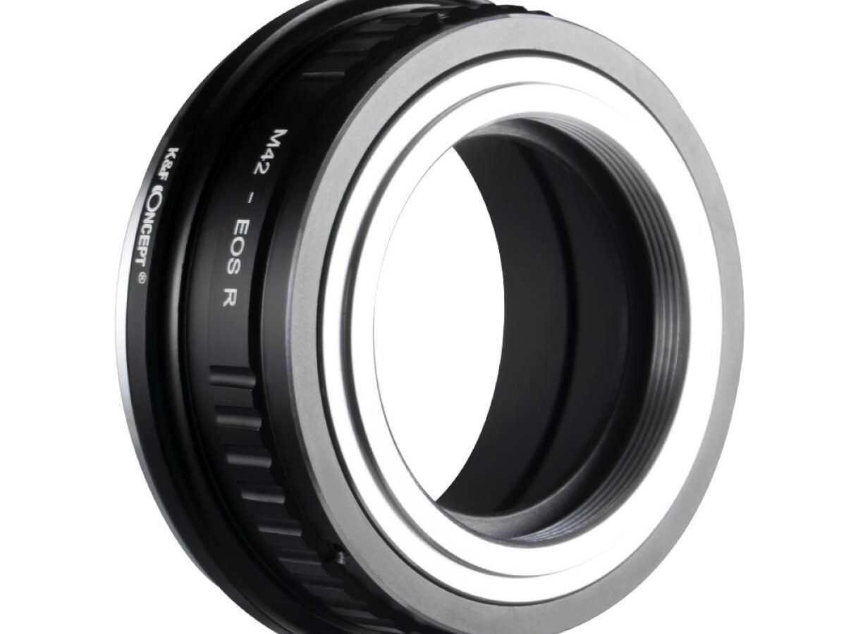 Alternative view of K&F Concept M42 Lens to M4/3 Camera Mount Adapter, Manual Focus (KF06.076)