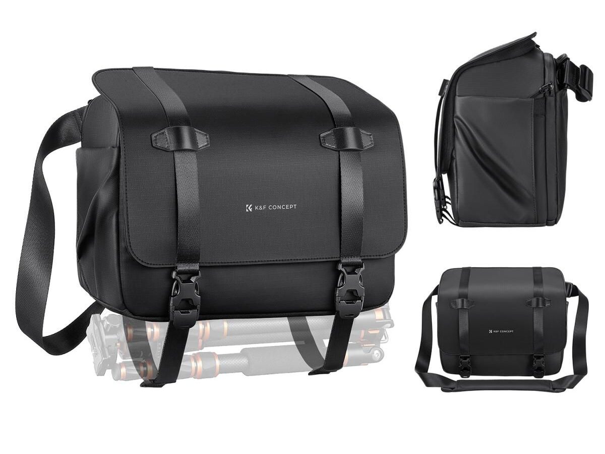 K&F Concept KF13.163 Τσάντα Φωτογραφικής Μηχανής Sling 10L Crossbody-Shoulder Camera Bag Urban Wander 10 (Μαύρο)