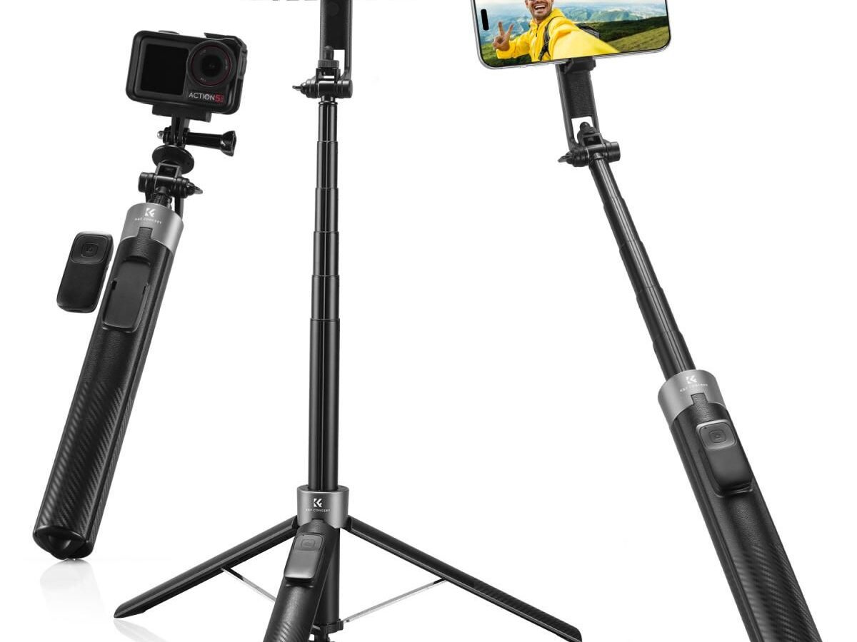 K&F Concept MS52 Magnetic Selfie Stick Τρίποδο με Τηλεχειριστήριο (KF15.0015)