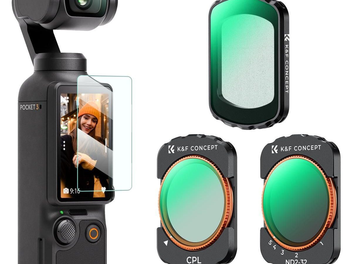 K&F Concept SKU.2148 Magnetic CPL+ Black Diffusion 1/4 + ND2-32 Filter Set for DJI Osmo Pocket 3 και Osmo Pocket 4