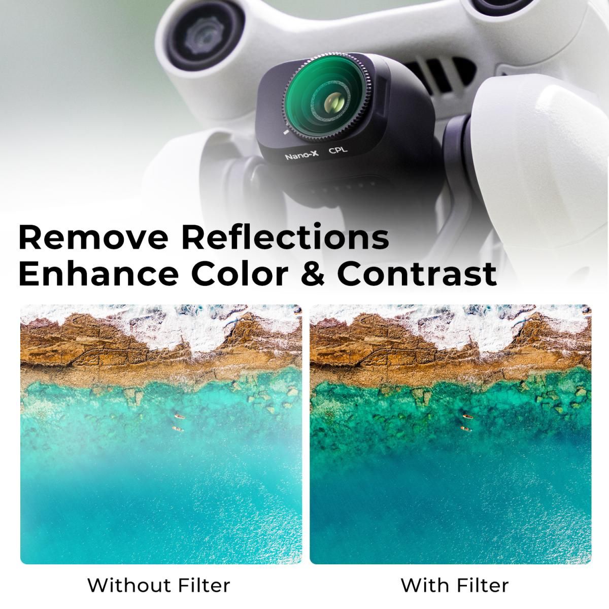 K&F Concept CPL HD Φίλτρο για DJI Drone Mini 3 Pro & Mini 3 (KF01.2035) - Image 3
