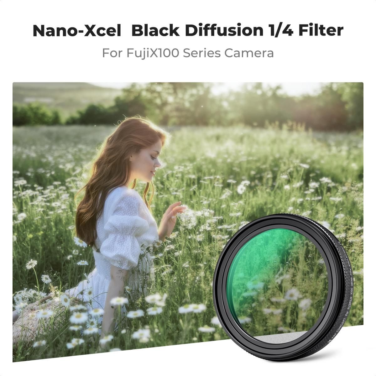 K&F Concept Black Mist 1/4 Φίλτρο για Fujifilm X100, X100F, X100S, X100T, X100V, X100VI (KF01.2883V1) - Image 2