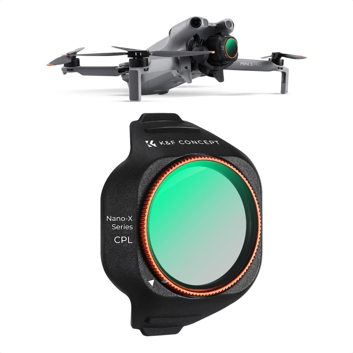 K&F Concept Circular Polarizers CPL Filter για το DJI Mini 5 Pro Drone (KF02.0002)
