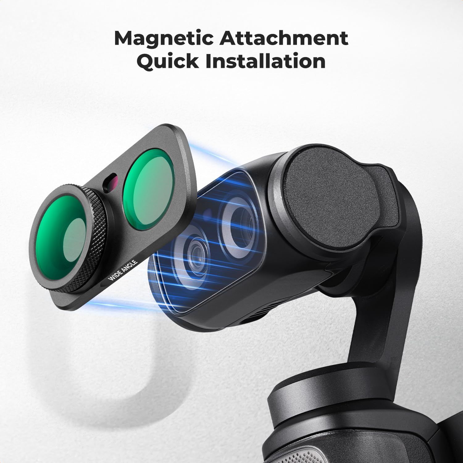 K&F Concept Magnetic Wide-Angle Filter and Screen protector for Insta360 Luna Ultra (KF0103.0508.0010) - Image 3