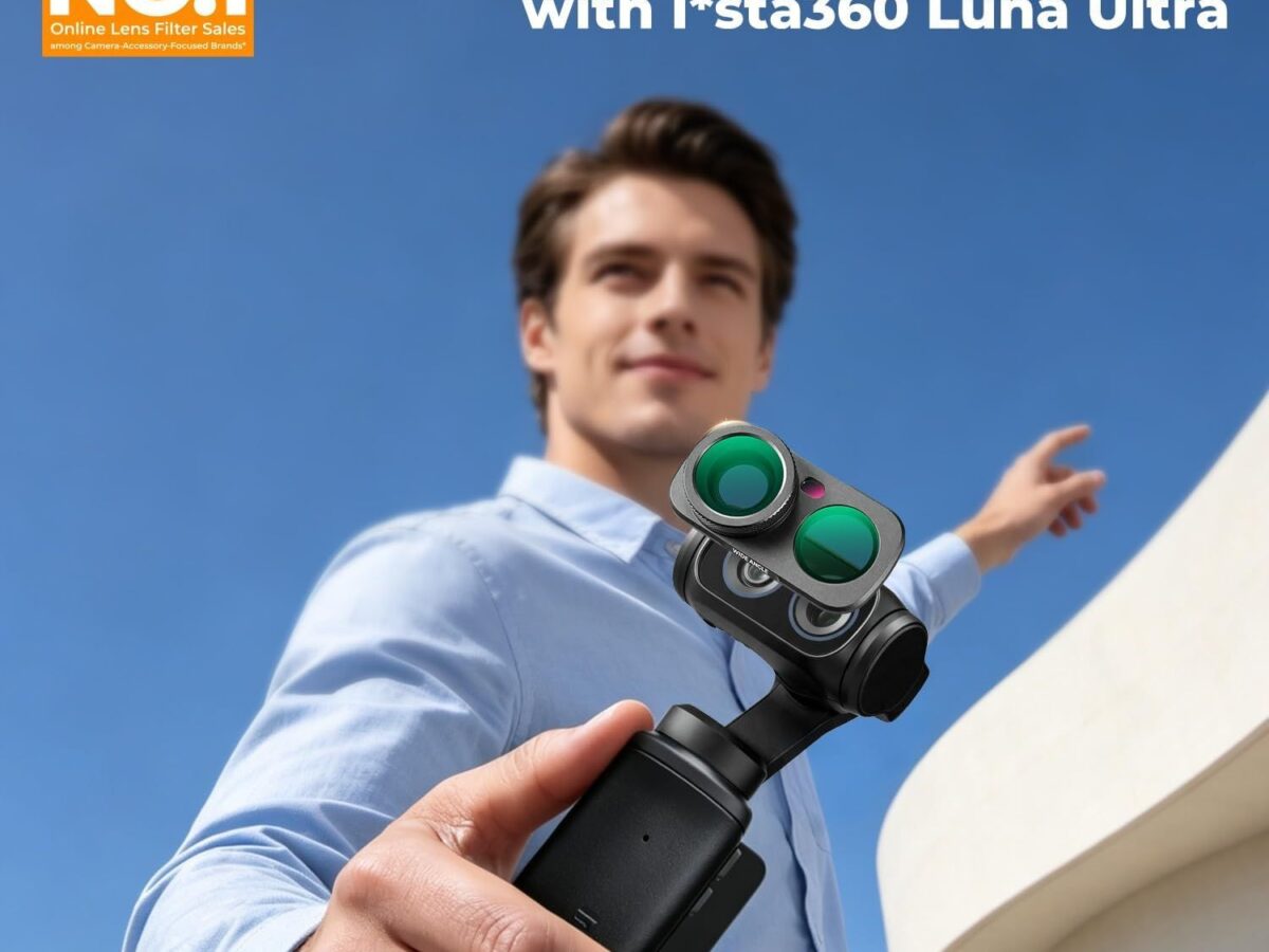 Alternative view of K&F Concept Magnetic Wide-Angle Filter and Screen protector for Insta360 Luna Ultra (KF0103.0508.0010)