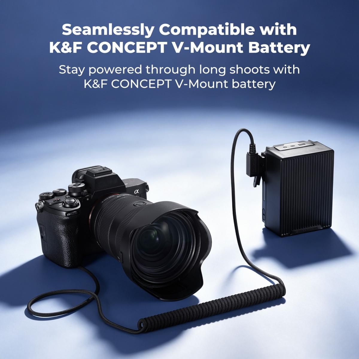 K&F Concept Dummy Battery NP-FZ100 με Καλώδιο D-Tap (KF28.0151) - Image 2