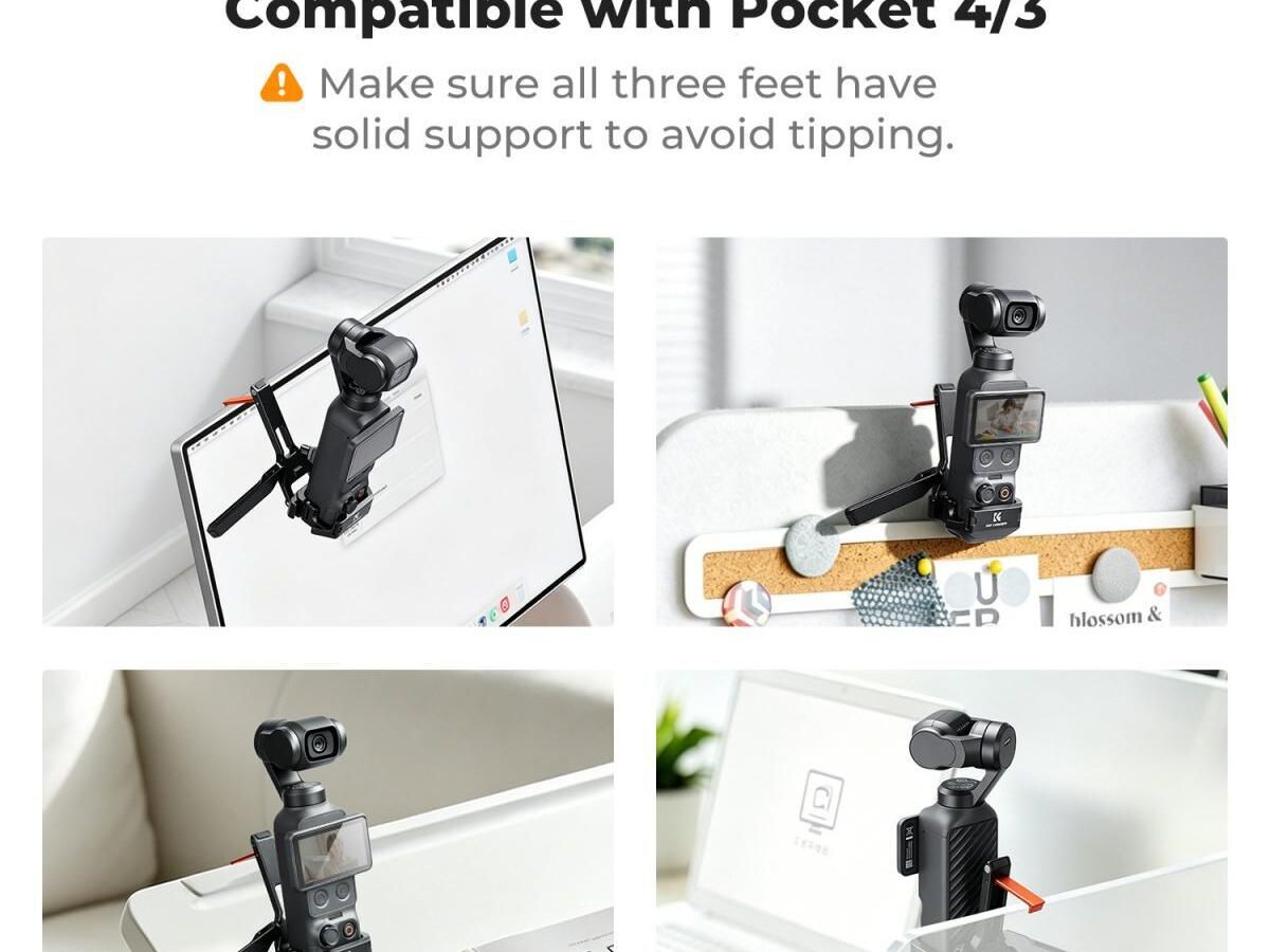 Alternative view of K&F Concept Μαγνητικό Πλαίσιο Επέκτασης για DJI Osmo Pocket 4P/4/3 (KF20.0022)
