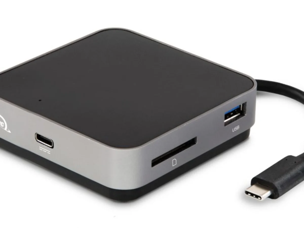 OWC USB-C Travel Dock E USB-C Docking Station με HDMI 4K PD Ethernet Γκρι