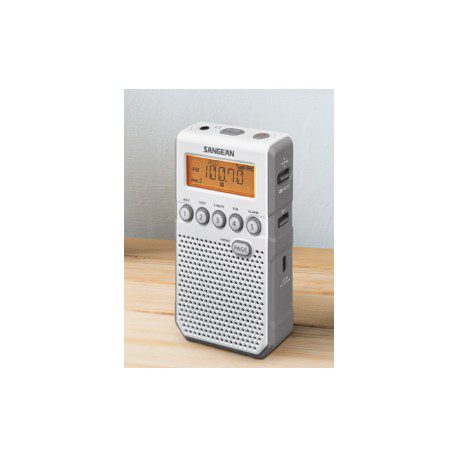 Sangean DT-800 (Pocket 800) USB-C  Φορητό Ραδιόφωνο - White